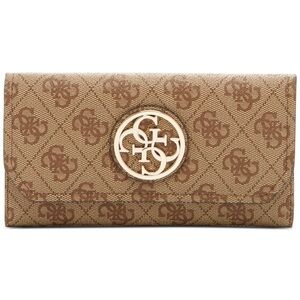 Guess Brown Logo Clutch Wallet